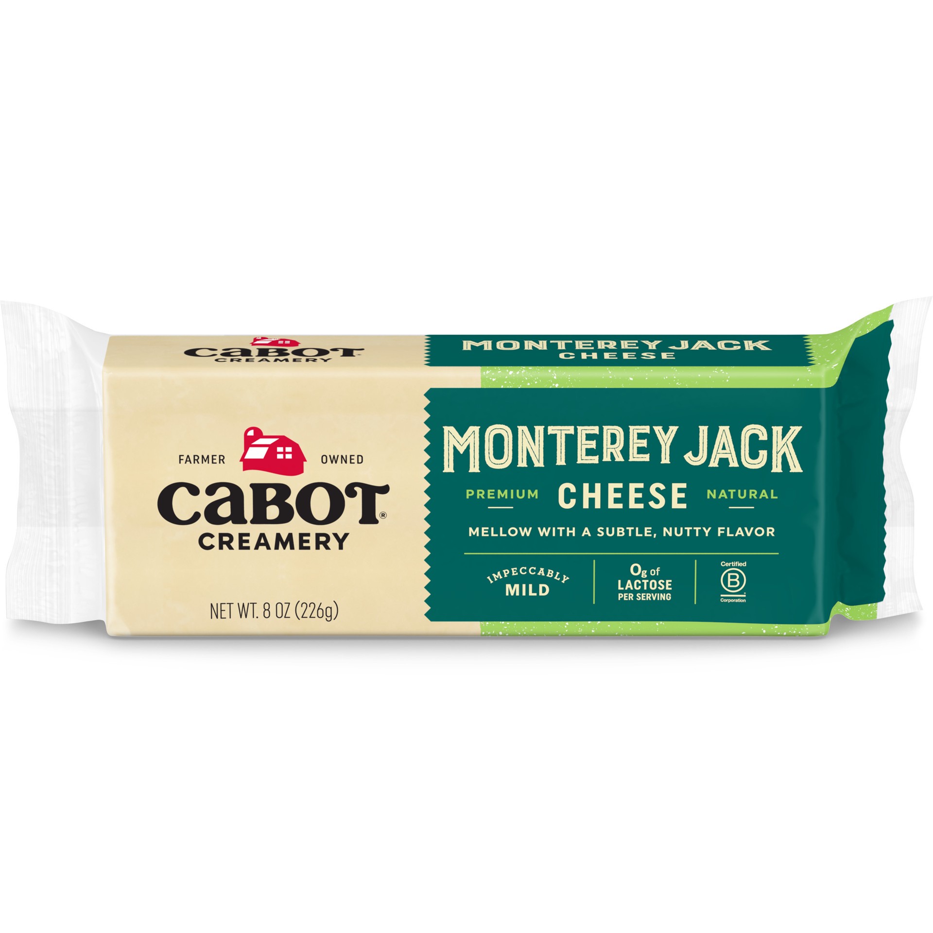 slide 1 of 7, Cabot Creamery Monterey Jack Cheese 8 oz (Refridgerated Vacuum Pack), 8 oz