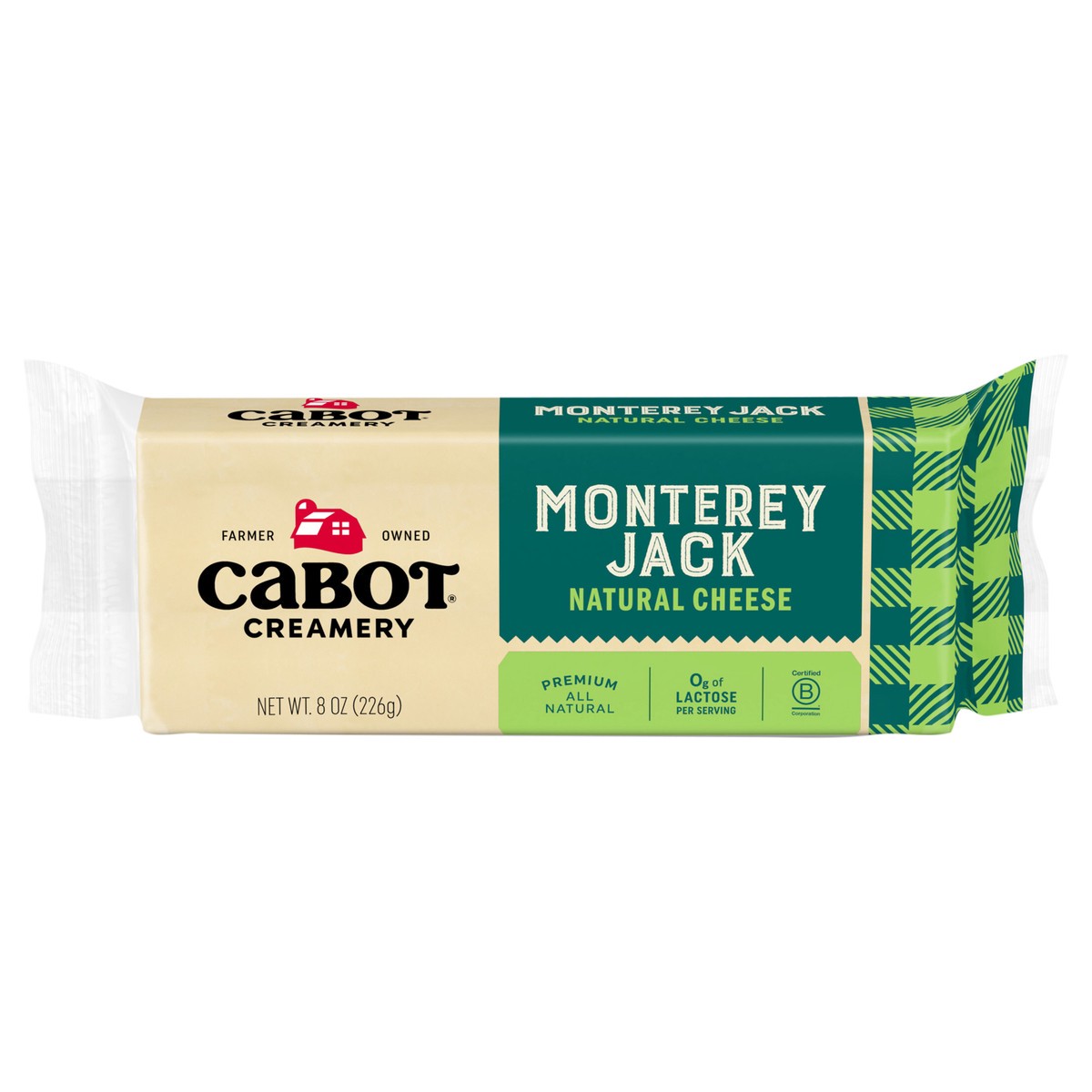 slide 1 of 2, Cabot Monterey Jack Cheese Block 8 oz, 8 oz