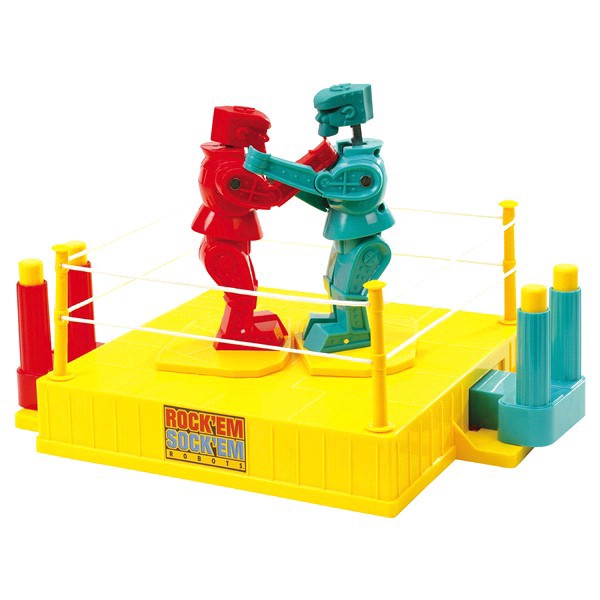 slide 4 of 5, Mattel Games Rock 'Em Sock 'Em Robots Game, 1 ct