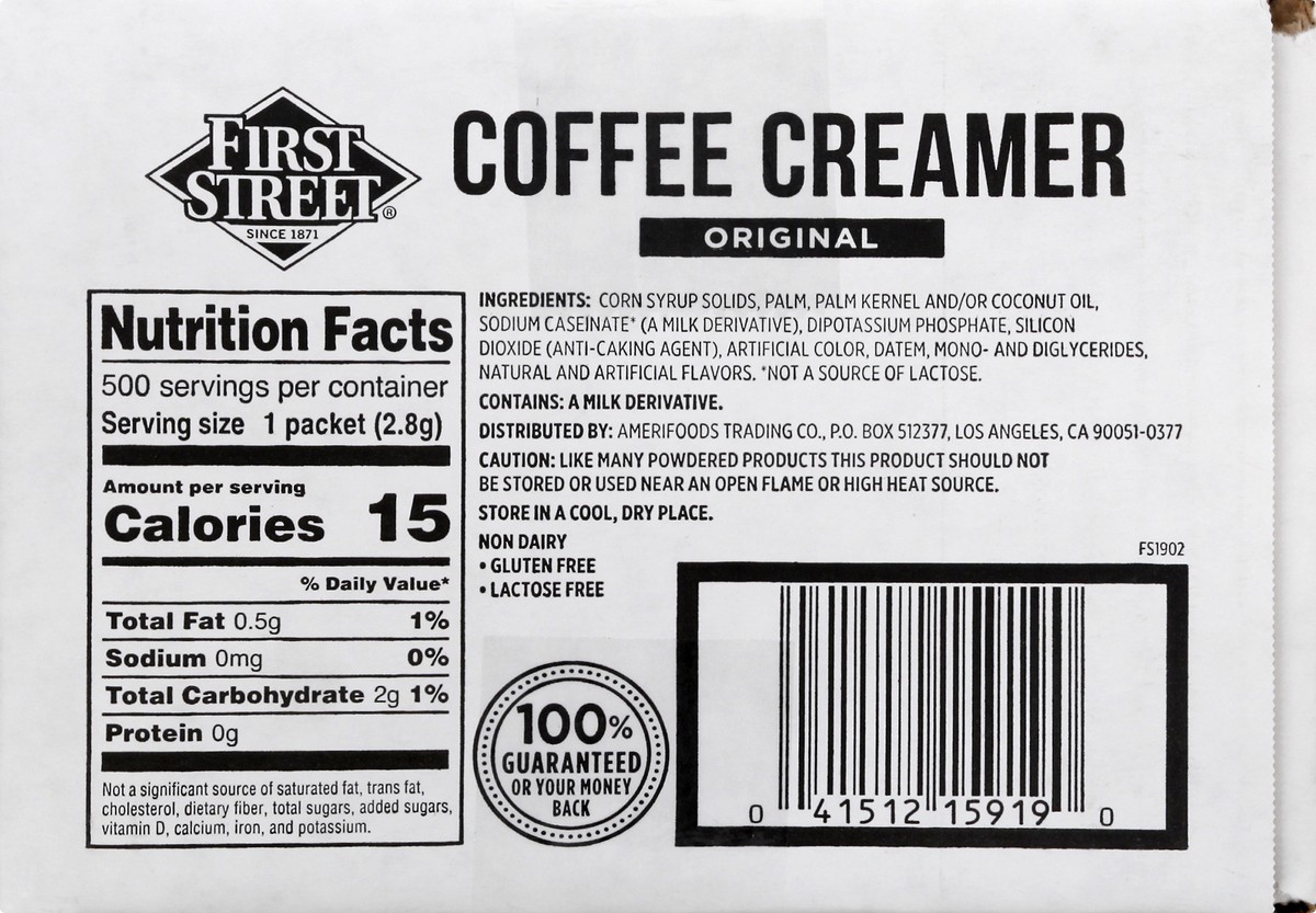 slide 7 of 10, First Street Coffee Creamer Original - 500 ct, 500 ct