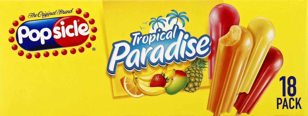 slide 4 of 4, Popsicle Ice Pops Tropical Paradise, 18 ct, 18 ct