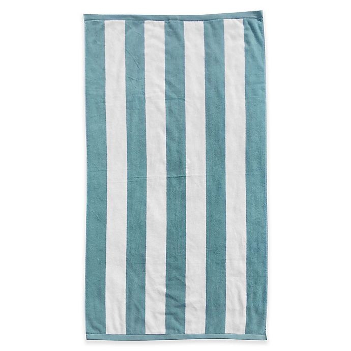 slide 1 of 1, Wamsutta Resort Stripe Beach Towel - Blue, 1 ct