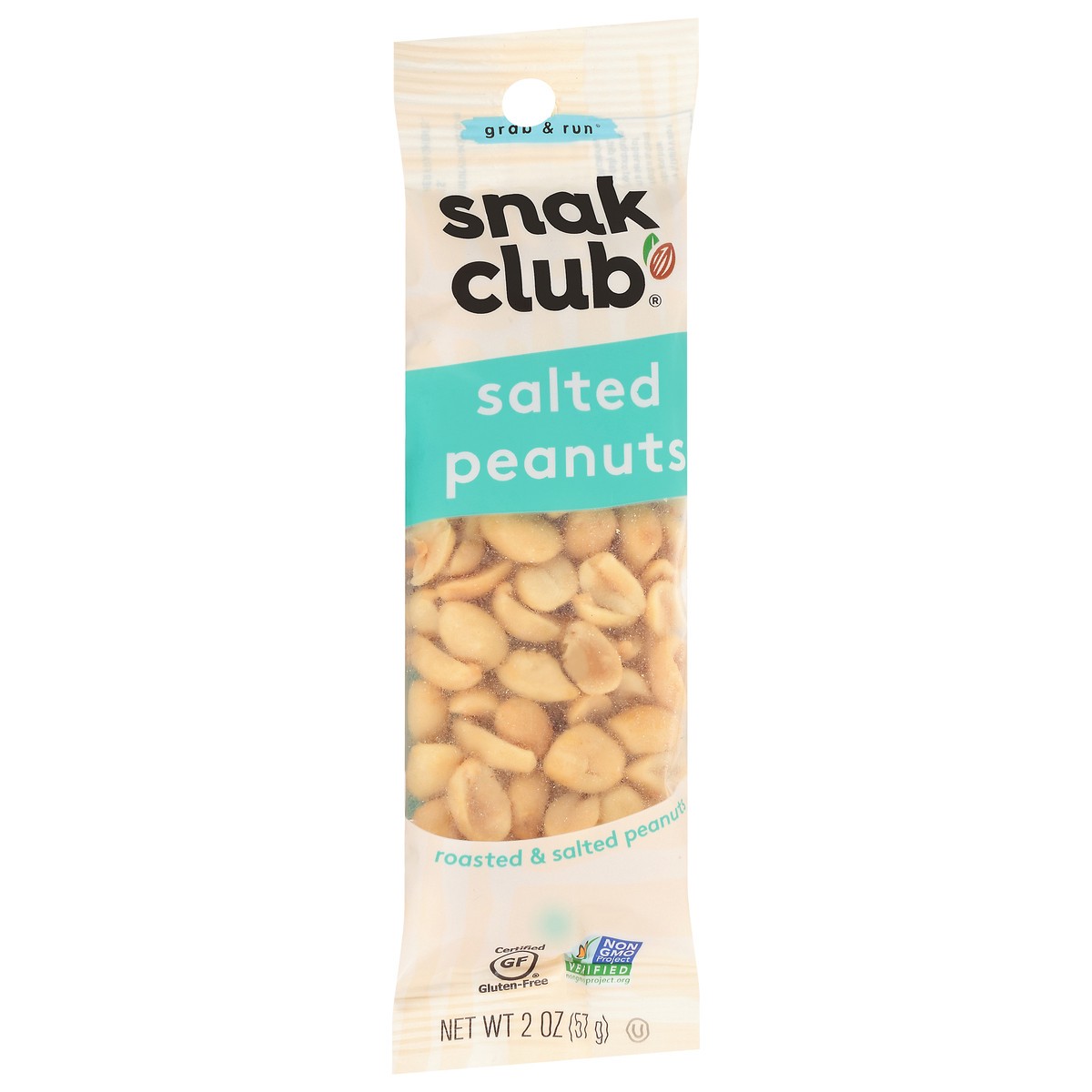 slide 4 of 9, DSD SNACKS Grab & Run Salted Peanuts, 2 oz