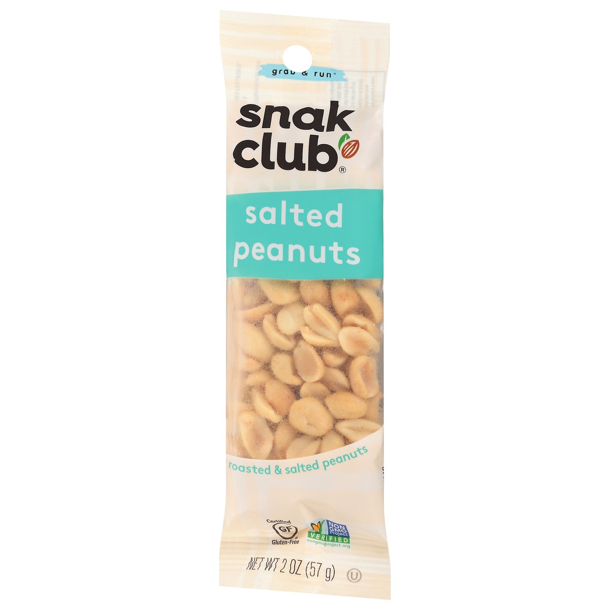 slide 5 of 9, DSD SNACKS Grab & Run Salted Peanuts, 2 oz