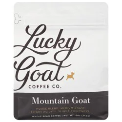 Lucky Goat Coffee Co Lucky Goat Mountain Goat Blend Whole Bean Coffee 12 Ounces
