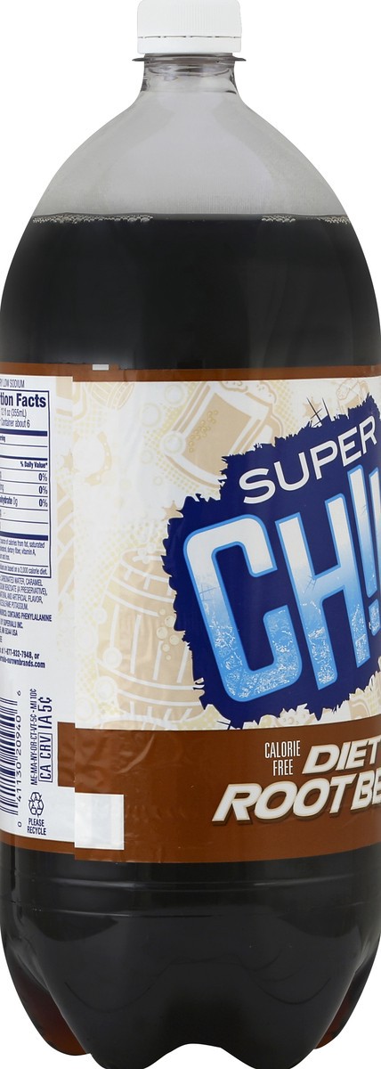 slide 2 of 7, Super Chill Root Beer Diet Soda - 2 liter, 67.6 oz