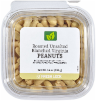 slide 1 of 1, Roasted Unsalted Blanched Virginia Peanuts, 14 oz