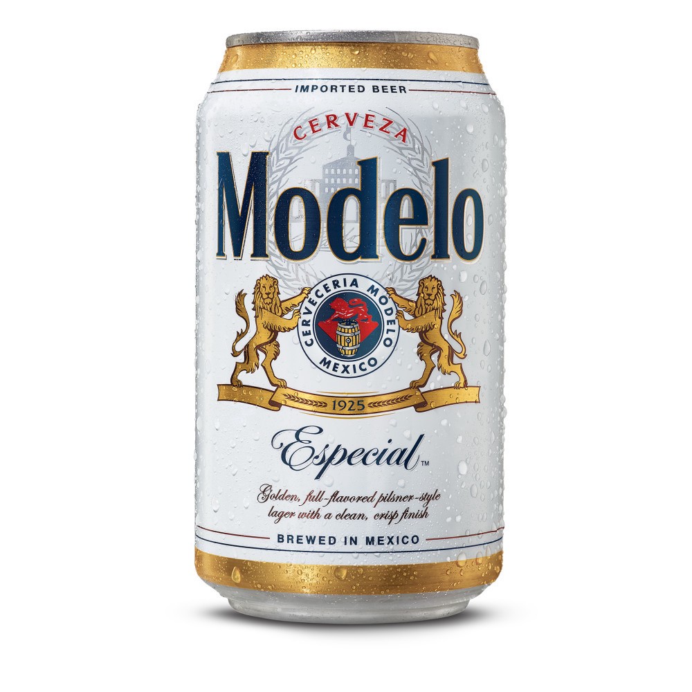 slide 1 of 13, Modelo Mexican Lager Import Beer, 12 fl oz Can, 4.4% ABV, 6 ct; 12 oz