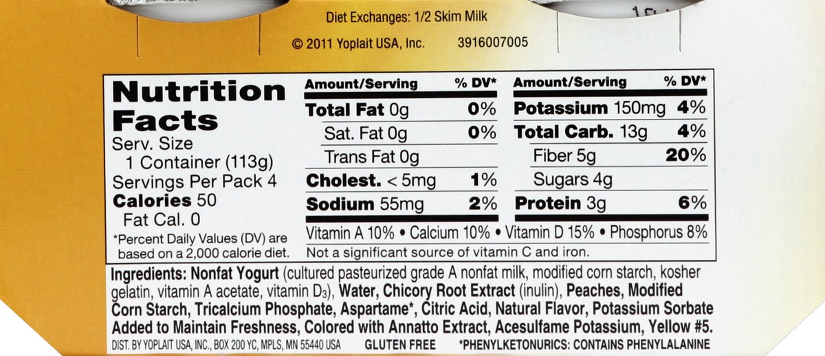 slide 7 of 7, Yoplait Yogurt 4 ea, 4 ct