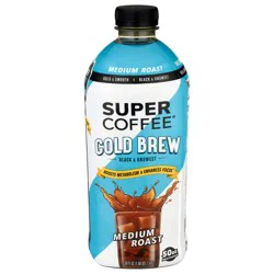 Super Coffee Medium Roast Black & Unsweetened Cold Brew 50 fl oz