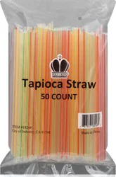 Poly King Tapioca Straw 50 ea