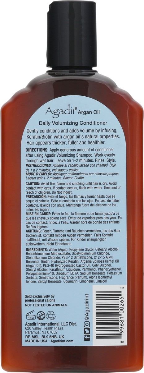 slide 2 of 13, Agadir Argan Oil Conditioner Volumizing, 12.4 fl oz