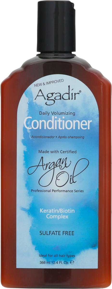 slide 8 of 10, Agadir Argan Oil Daily Volumizing Conditioner, 12.4 oz