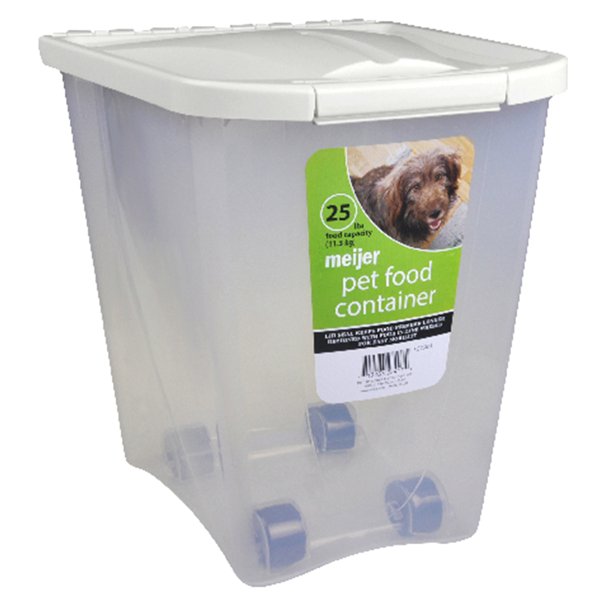 slide 1 of 1, Meijer Pet Food Container, 25 lb