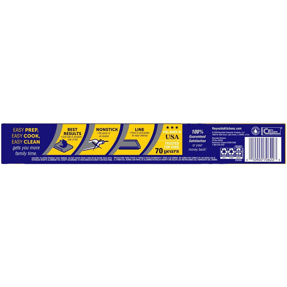 slide 3 of 7, Reynolds Wrap 50 Sq Ft Everyday Strength Nonstick Aluminum Foil 1 ea, 1 ct