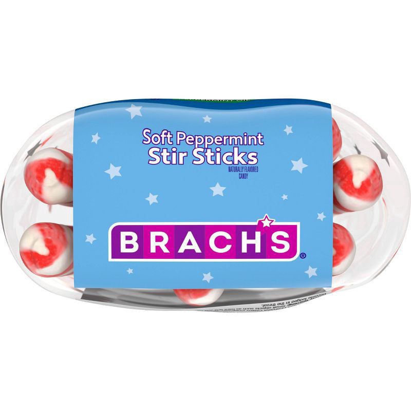 slide 2 of 5, Brach's Holiday Peppermint Stir Sticks 5 oz 157208, 5 oz