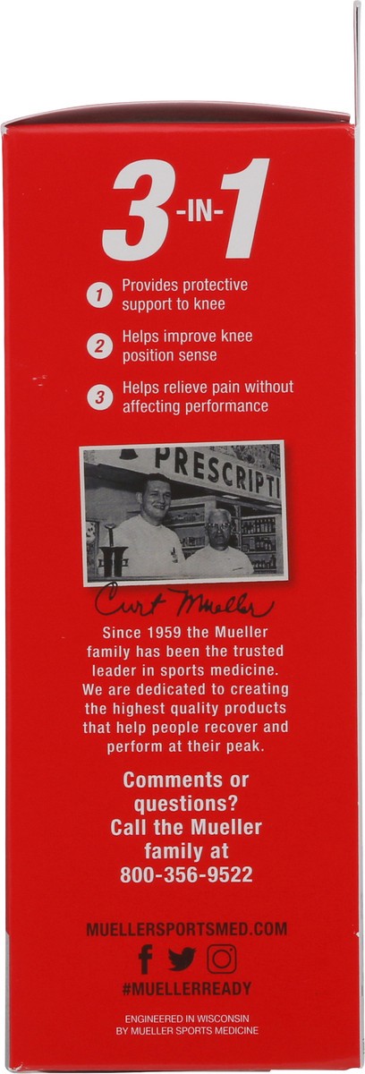 slide 10 of 12, Mueller One Size Minimum Hybrid Wraparound Knee Support 1 ea, 1 ct