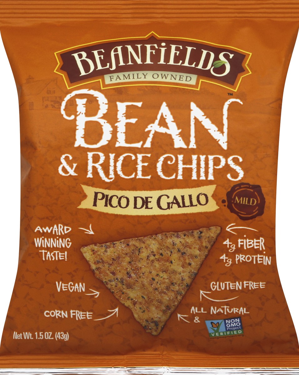 slide 1 of 6, Beanfields Bean & Rice Chips 1.5 oz, 1.5 oz