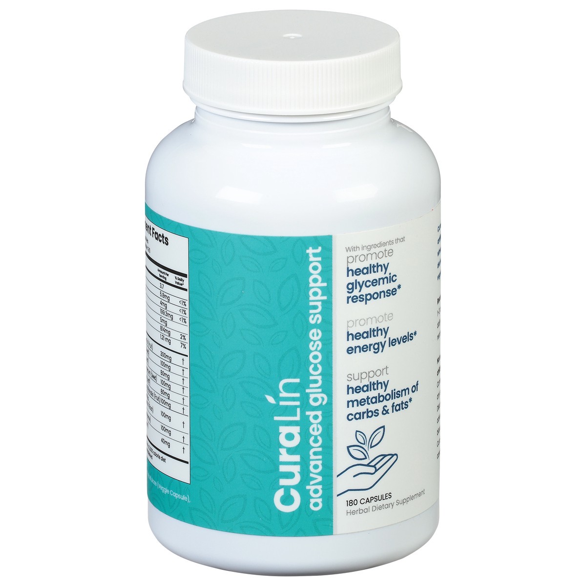 slide 2 of 4, Curalin Blood Sugar Support, 180 cups