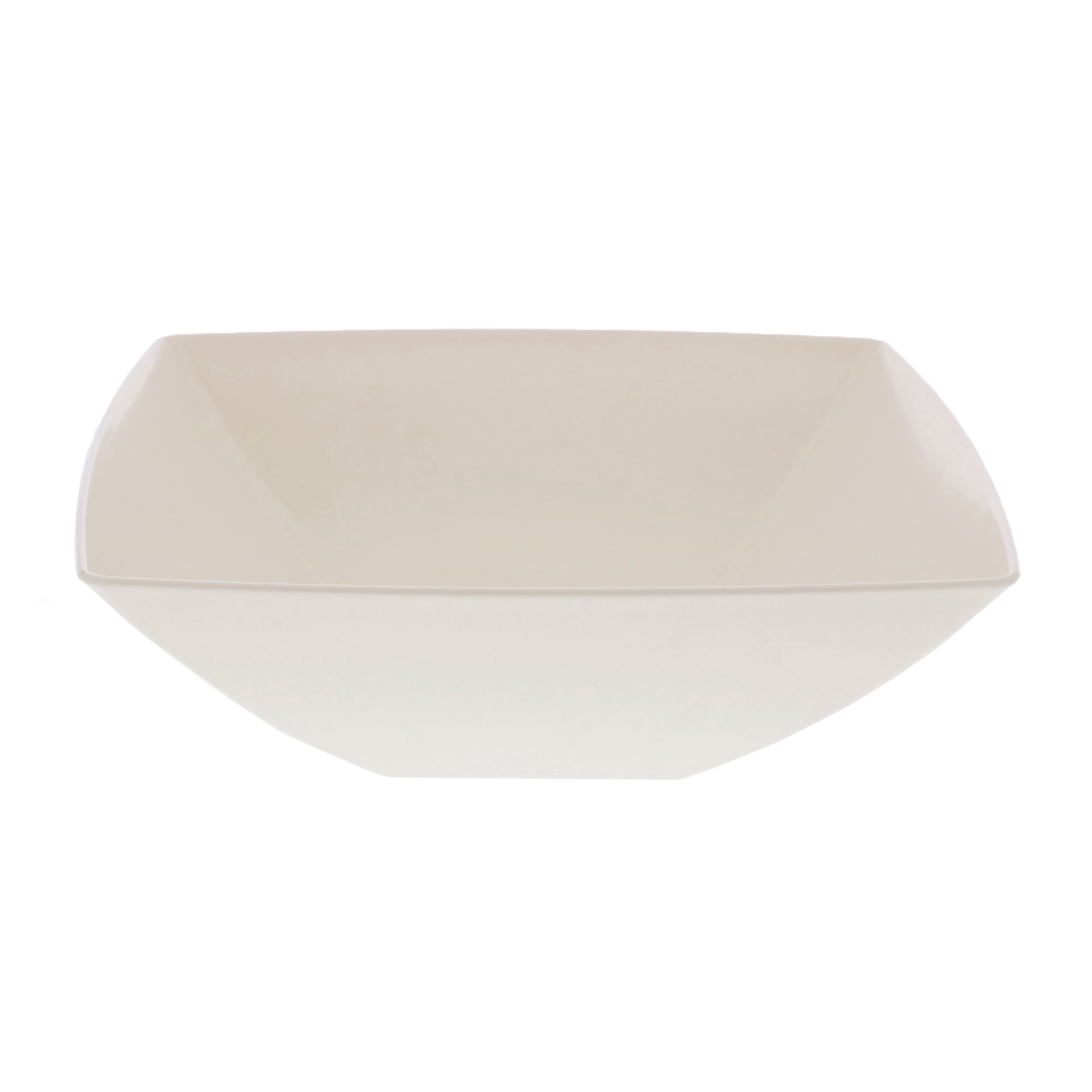 slide 1 of 1, Maryland Plastics Square Presentation Bowl, White, 32 oz