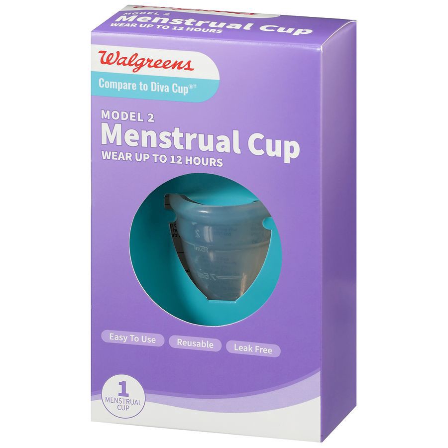 slide 3 of 3, Walgreens Menstrual Cup, Model 2, 1 ct