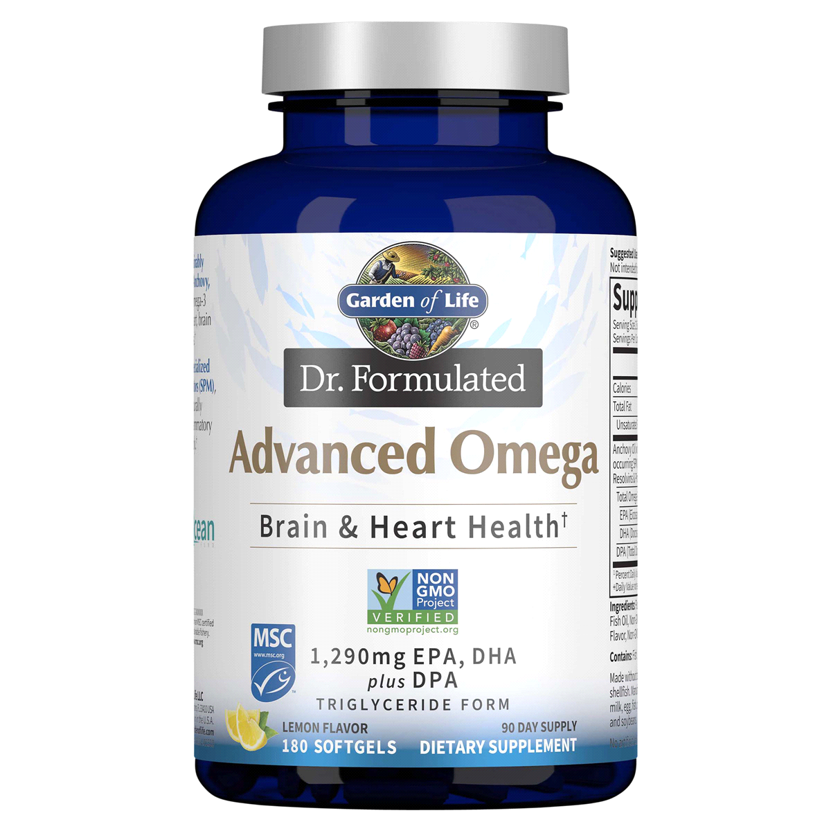 slide 1 of 5, Garden Of Life Advanced Omega Oil, 1 ct