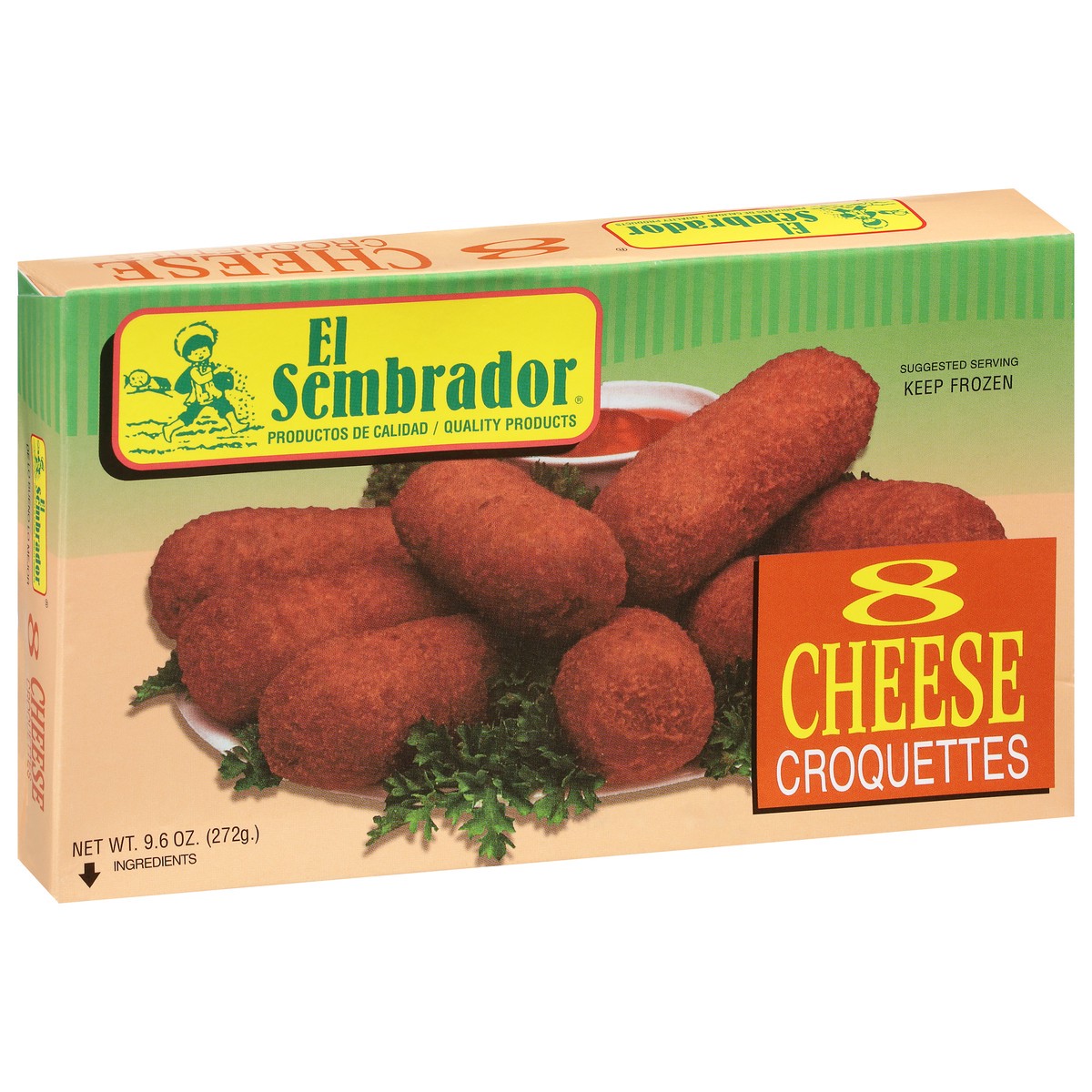 slide 9 of 9, El Sembrador Cheese Croquettes 8 ea, 8 ct