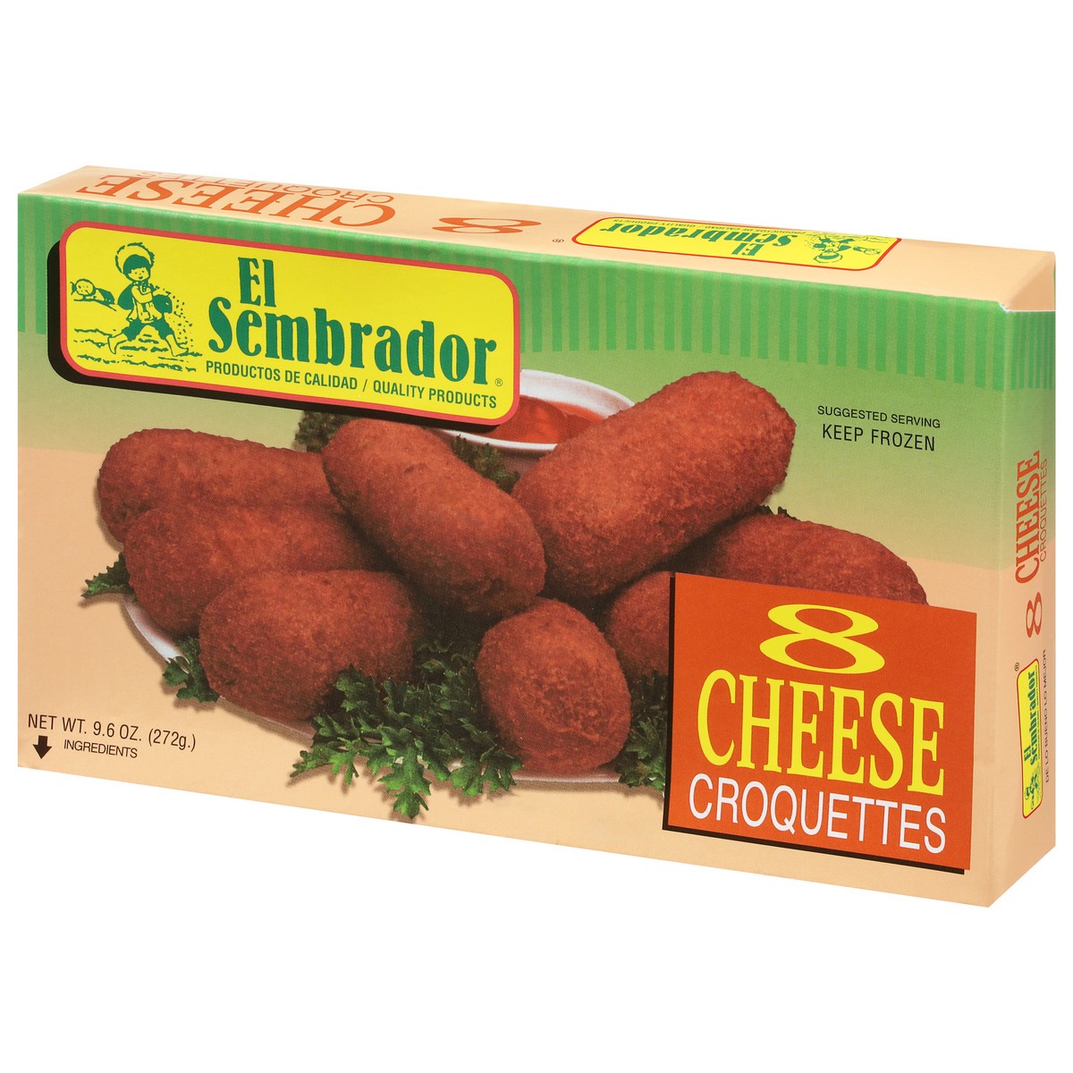 slide 7 of 9, El Sembrador Cheese Croquettes 8 ea, 8 ct