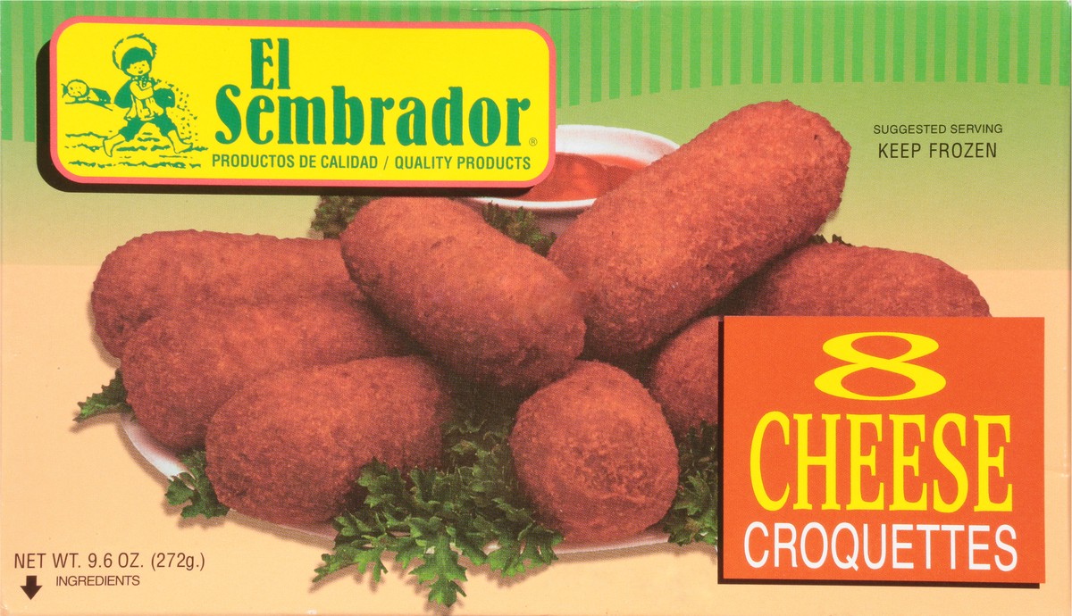 slide 4 of 9, El Sembrador Cheese Croquettes 8 ea, 8 ct