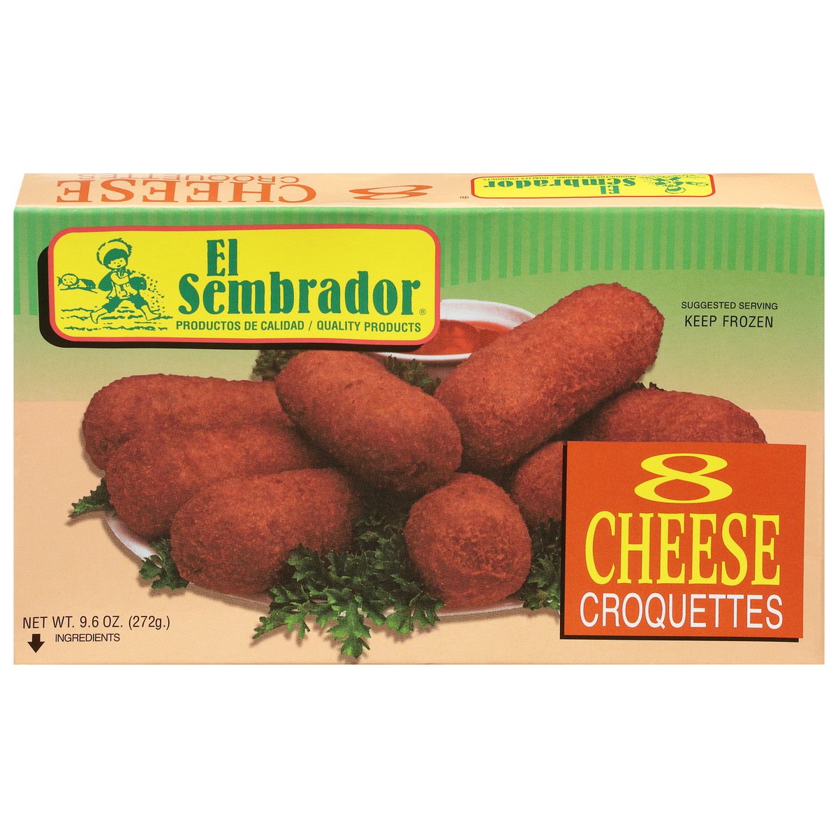 slide 1 of 9, El Sembrador Cheese Croquettes 8 ea, 8 ct