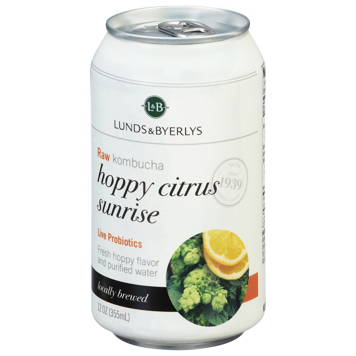 slide 2 of 14, Lunds & Byerlys Raw Hoppy Citrus Sunrise Kombucha 12 oz, 12 oz