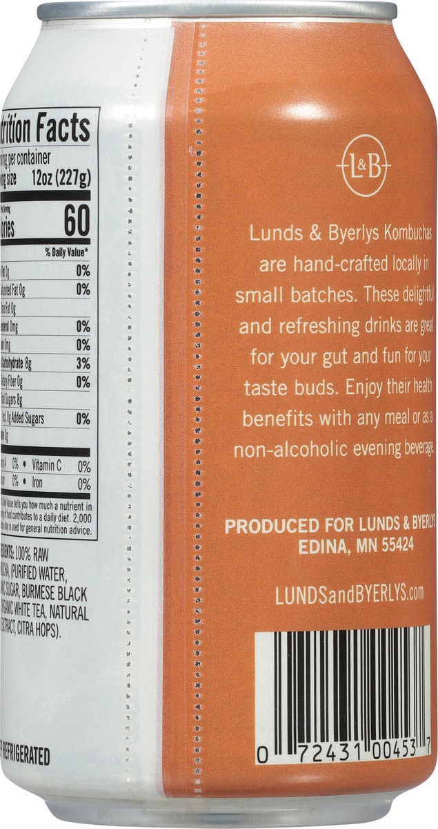 slide 5 of 14, Lunds & Byerlys Raw Hoppy Citrus Sunrise Kombucha 12 oz, 12 oz