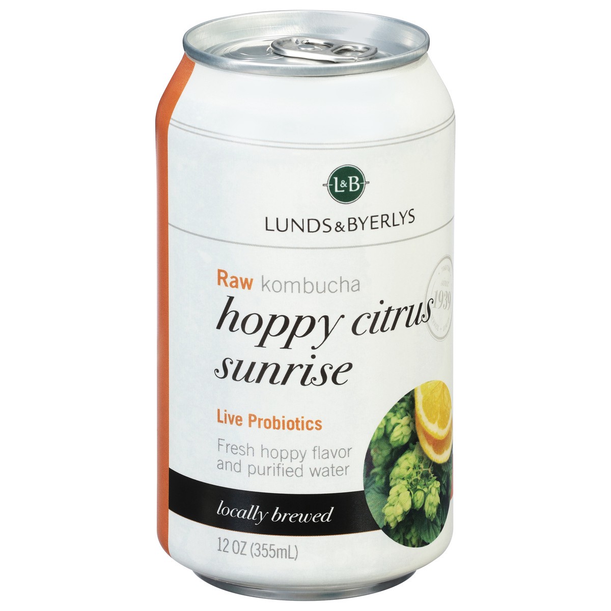 slide 6 of 14, Lunds & Byerlys Raw Hoppy Citrus Sunrise Kombucha 12 oz, 12 oz