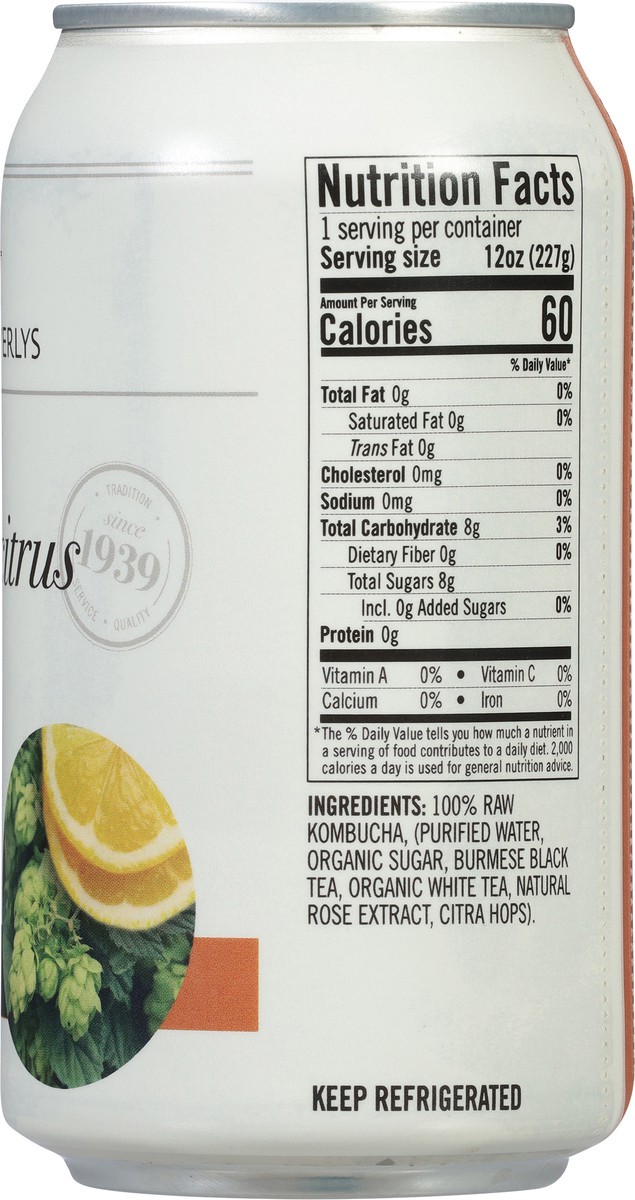slide 11 of 14, Lunds & Byerlys Raw Hoppy Citrus Sunrise Kombucha 12 oz, 12 oz