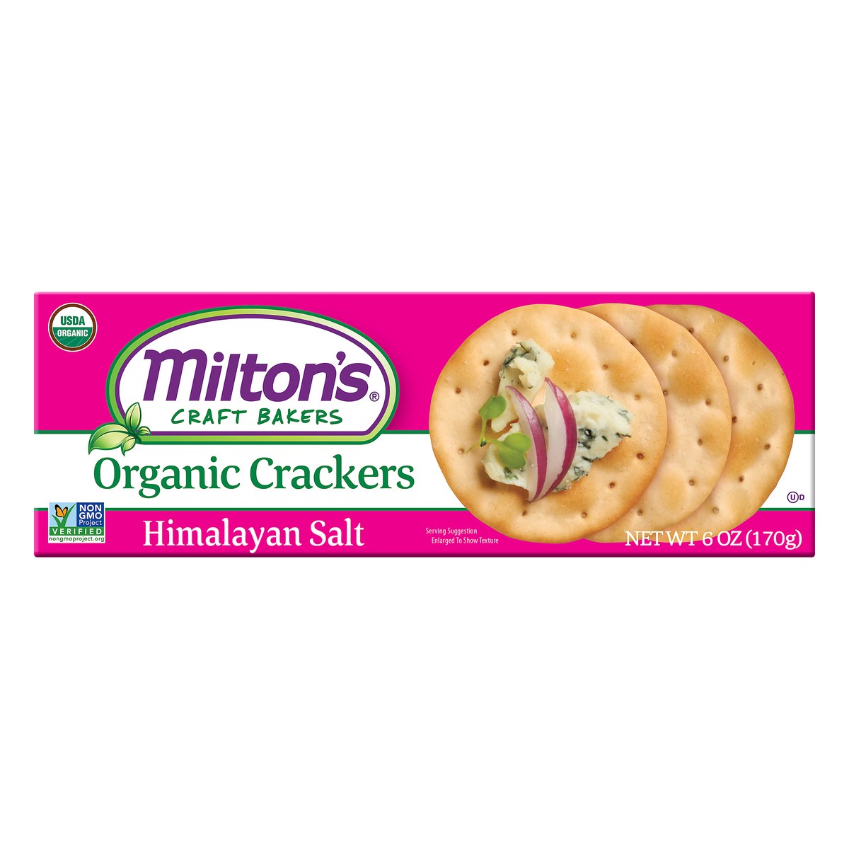 slide 10 of 11, Milton'S Craft Bakers Himalayan Salt Organic Gourmet Crackers - 6 Oz, 6 oz