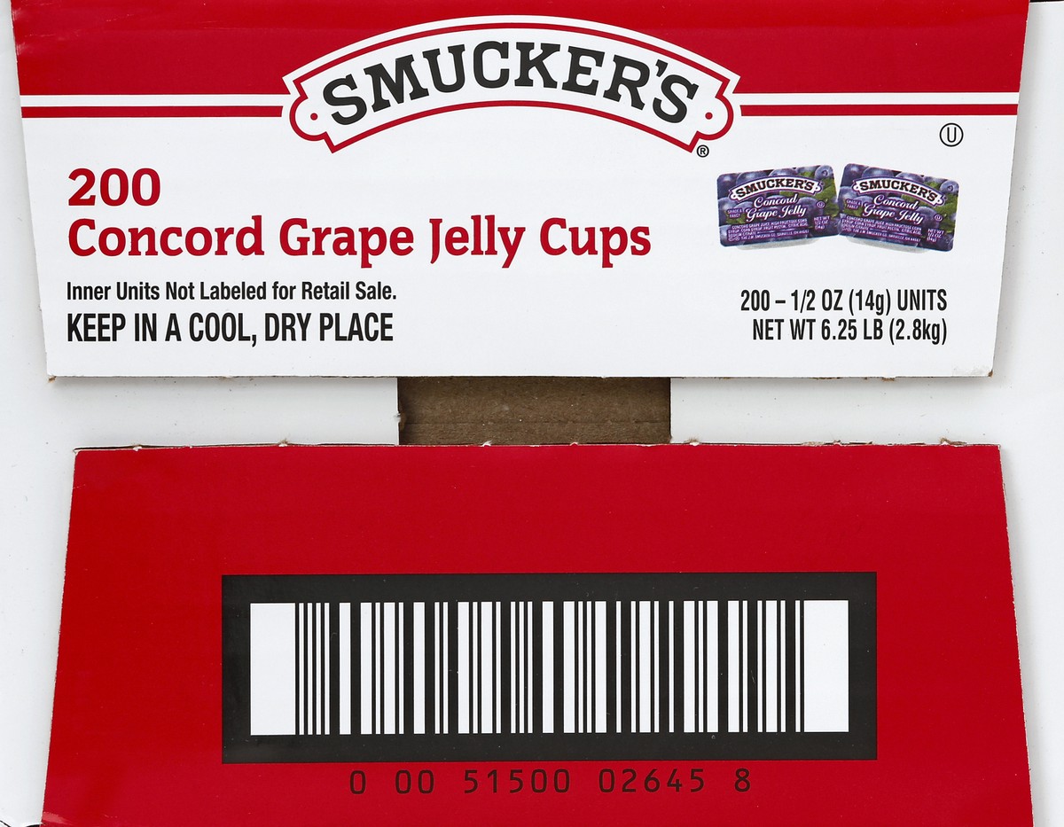 slide 4 of 6, Smucker's Jelly Cups 200 ea, 200 ct