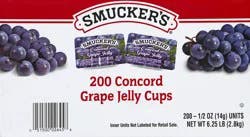 Smucker''s Jelly Cups 200 ea