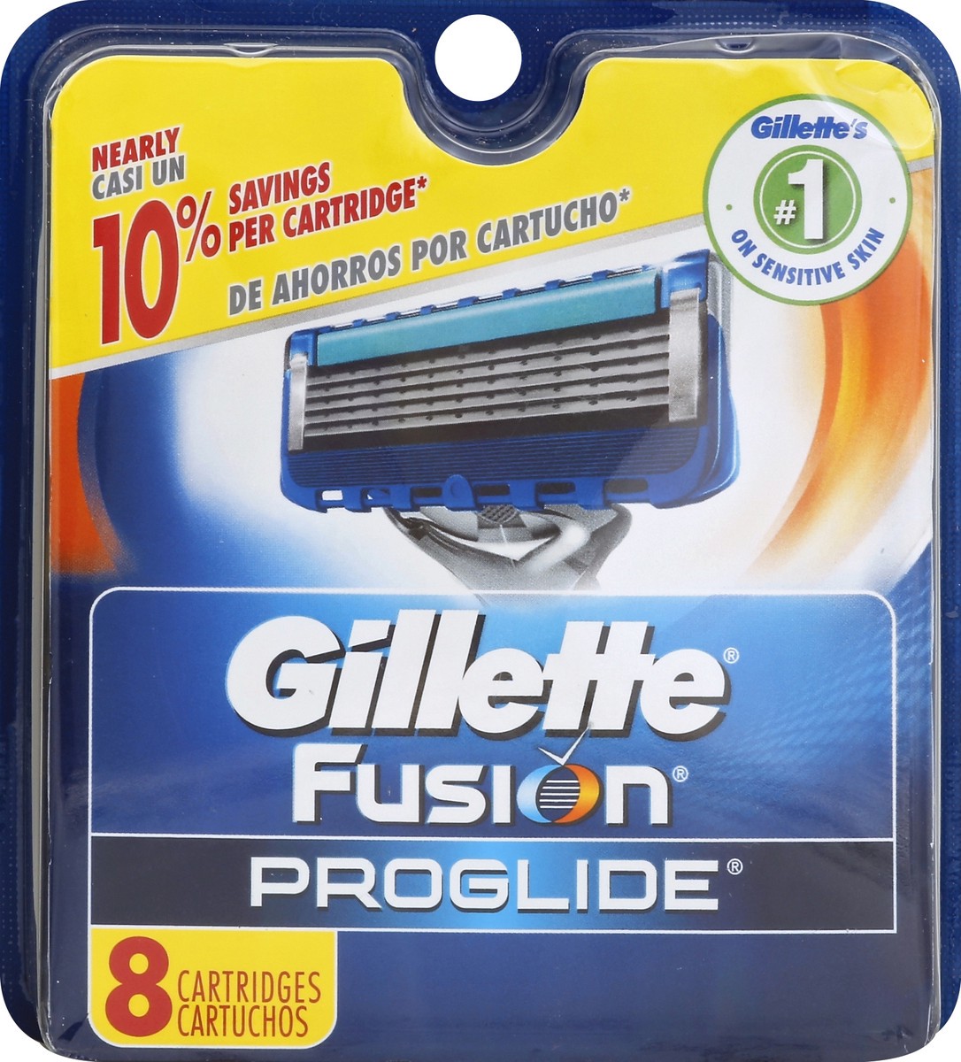 slide 1 of 3, Gillette Cartridges 8 ea, 8 ct