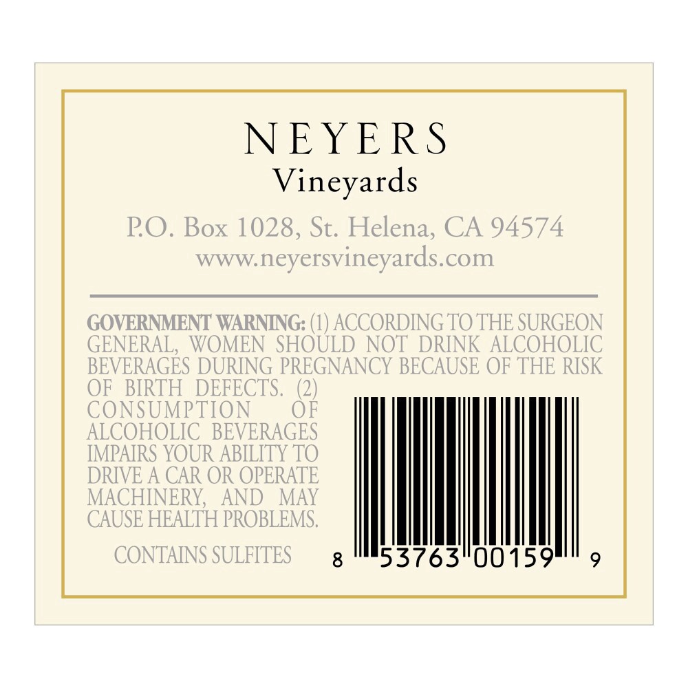 slide 4 of 6, Neyers Chardonnay Carneros District White Wine, 750mL Wine Bottle, 750 ml