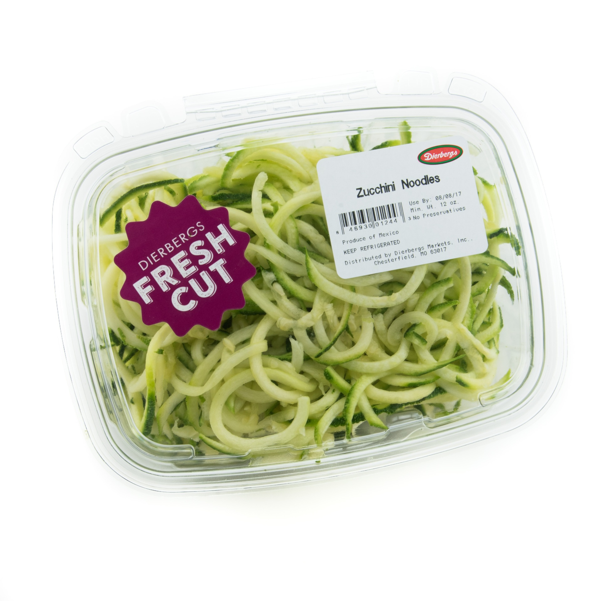 slide 1 of 1, Dierbergs Fresh Cut Zucchini Noodles, 12 oz