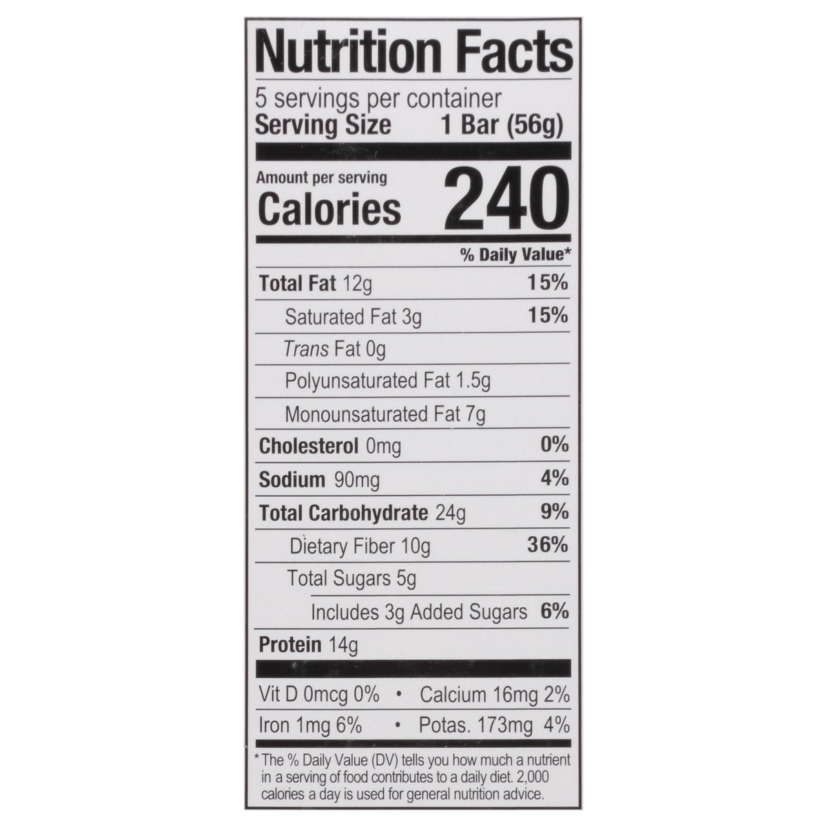 slide 5 of 13, Aloha Peanut Butter Chocolate Chip Protein Bars 5 - 1.98 oz Bars, 5 ct