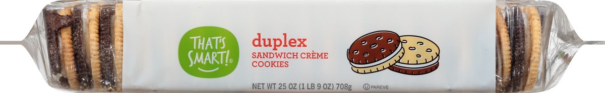 slide 4 of 9, That's Smart! Duplex Sandwich Creme Cookies 25 oz, 25 oz