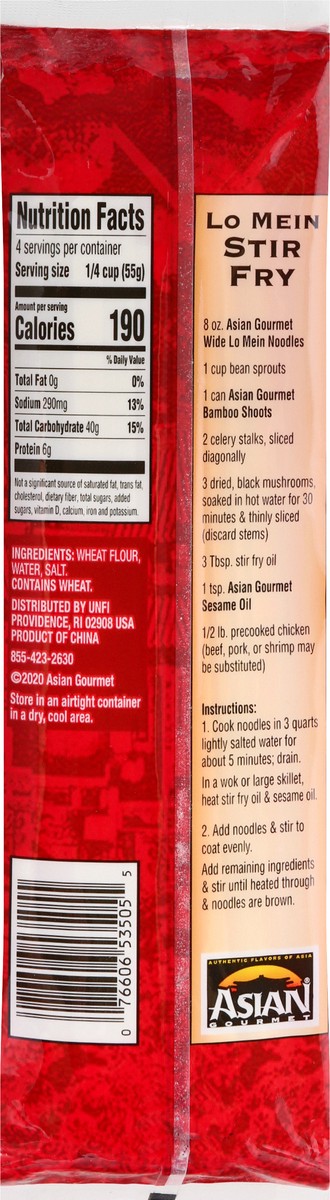 slide 10 of 13, Asian Gourmet Wheat Noodles, 8 oz