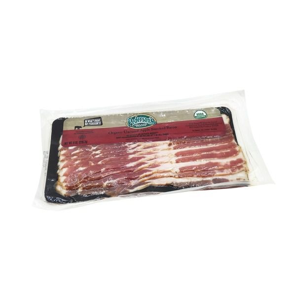 slide 1 of 1, Pederson's Natural Farms Organic Applewood Bacon, 8 oz