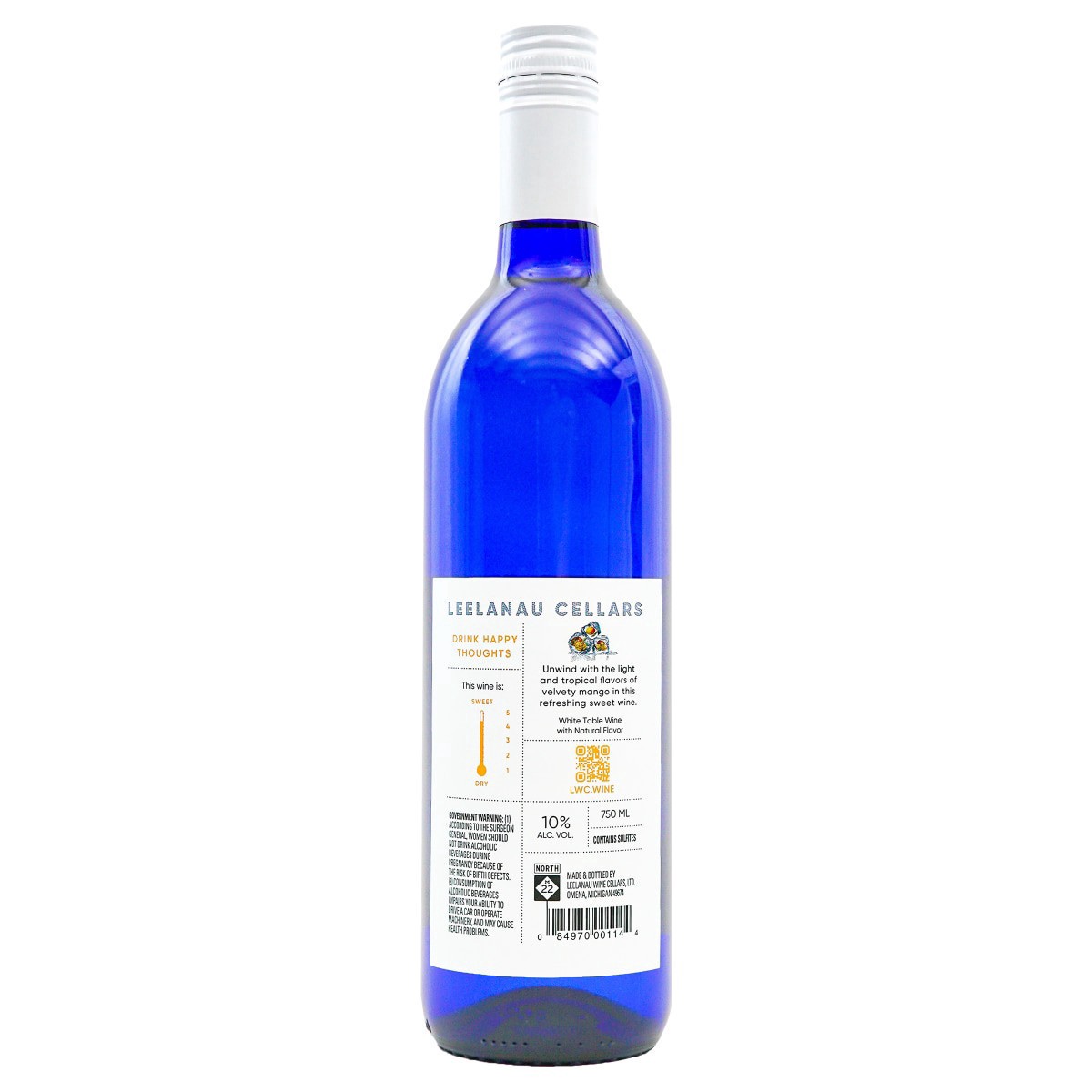 slide 13 of 13, Leelanau Cellars Mango Chill Michigan Flavored Wine, 750 ml