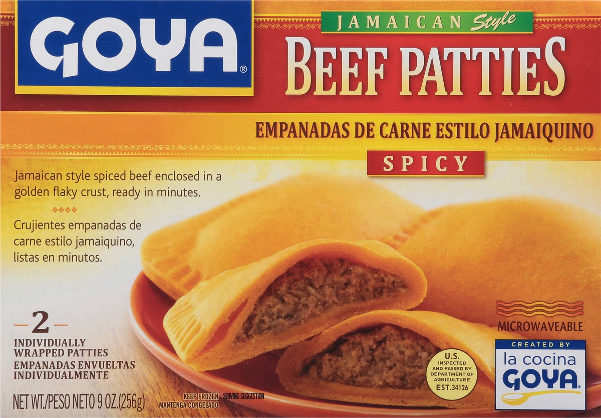 slide 6 of 9, Goya Jamaican Style Spicy Beef Patties 2 ea, 2 ct