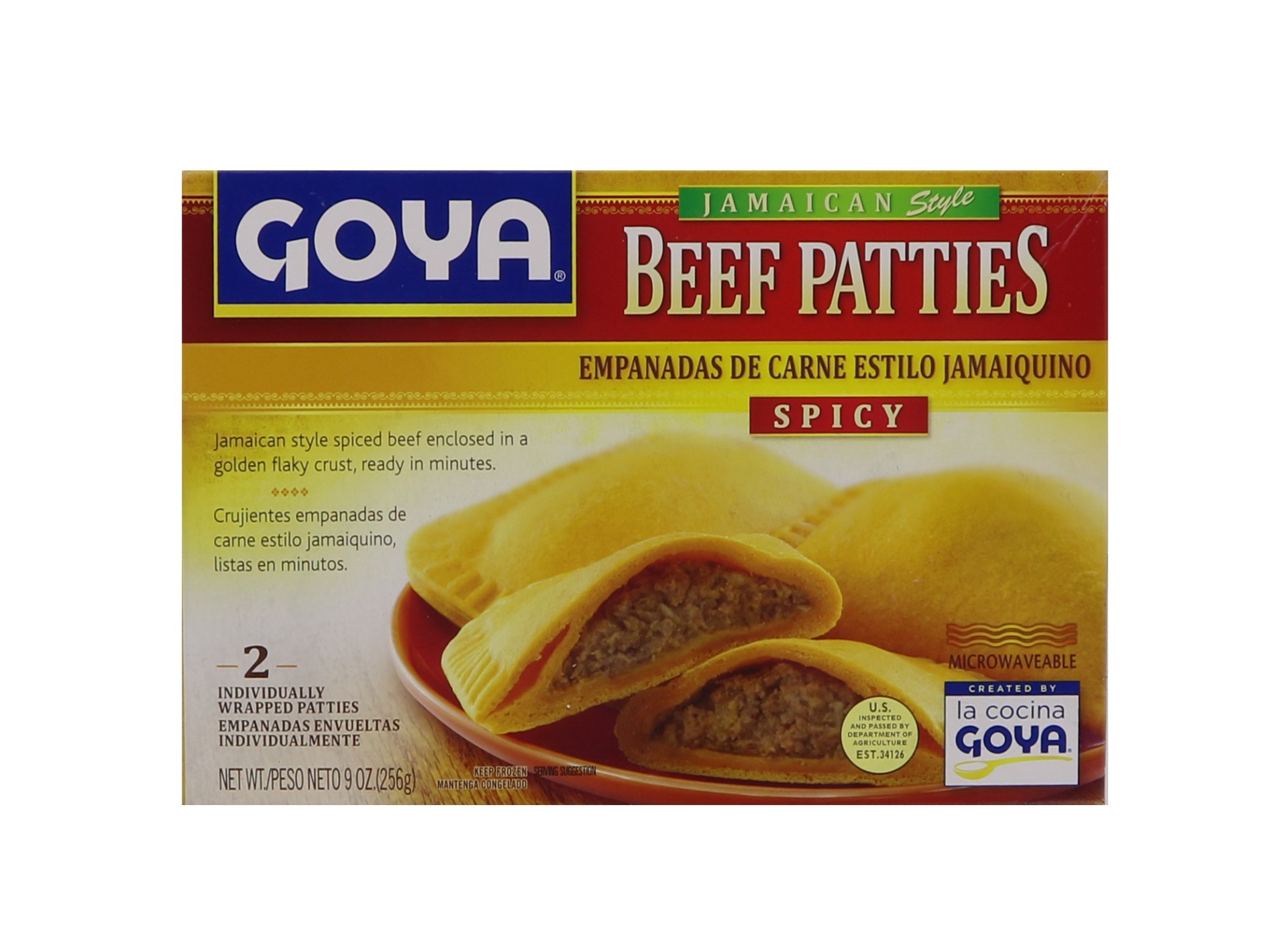 Goya Jamaican Spicy Beef Patties 9 oz Shipt