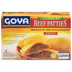 Goya Spicy Jamaican Style Beef Patties 2 Each