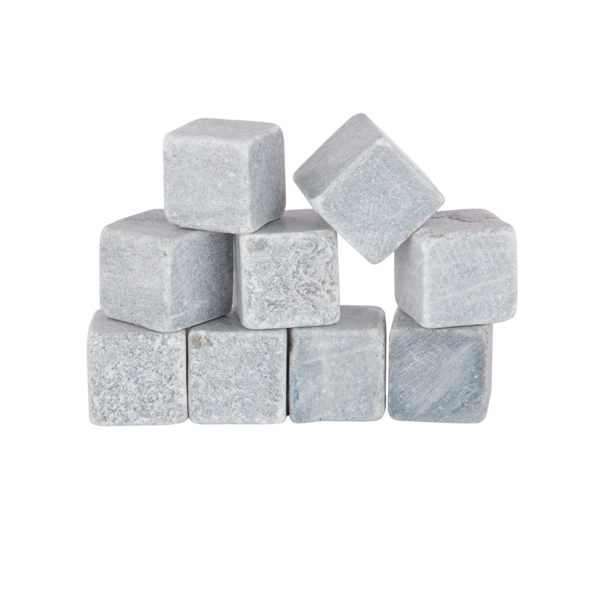 slide 3 of 4, Viski Glacier Rocks Soapstone Cubes by Viski, 9 ct