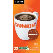 Dunkin' Hazelnut Single-Serve Coffee- 22 ct